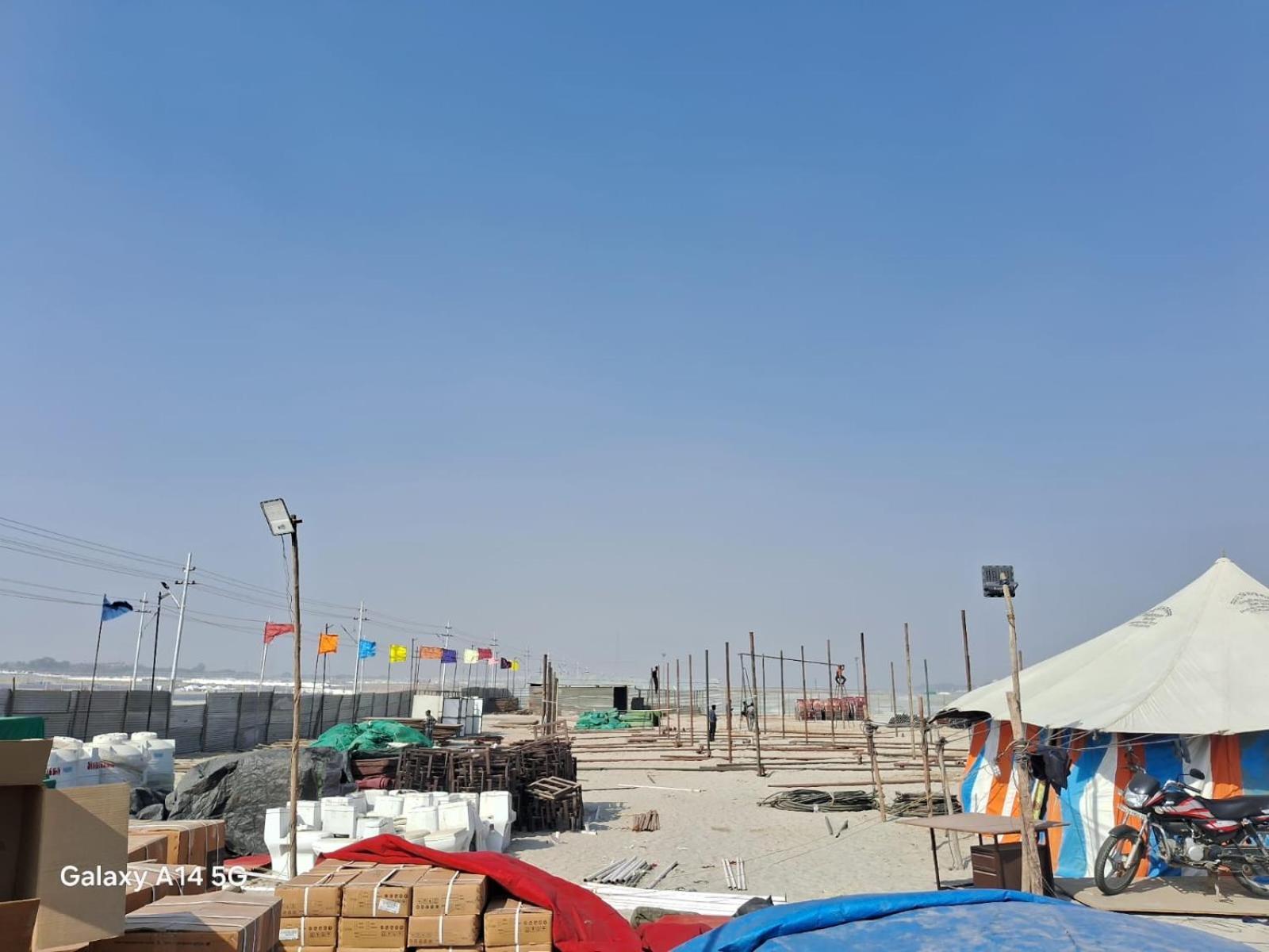 Hotel Kumbh Canvas Tent City Prayagraj Exterior foto
